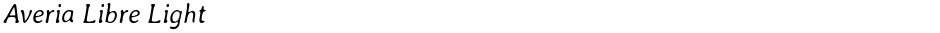 Averia Libre LightDemo