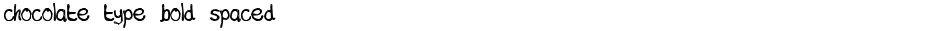 chocolate type bold spacedDemo