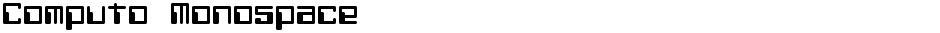 Computo MonospaceDemo