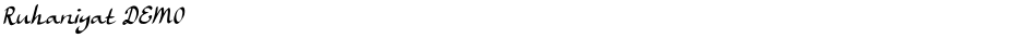 Ruhaniyat DEMODemo