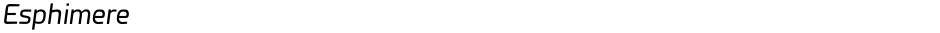 EsphimereDemo