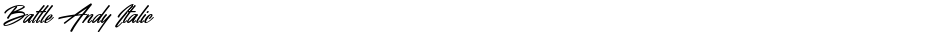 Battle Andy ItalicDemo