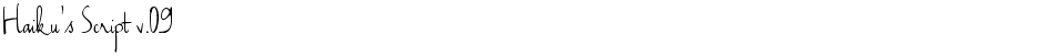 Haiku's Script v.09Demo
