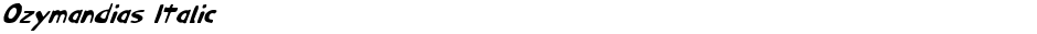Ozymandias ItalicDemo