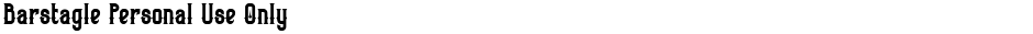 Barstagle Personal Use OnlyDemo