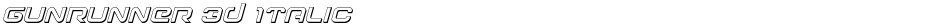 Gunrunner 3D ItalicDemo