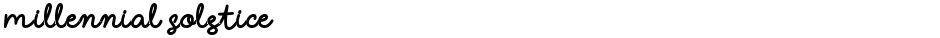 Millennial SolsticeDemo