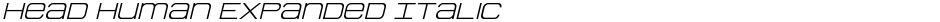 Head Human Expanded ItalicDemo