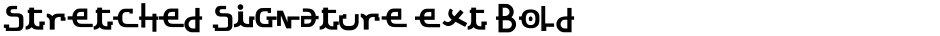 Stretched Signature Ext BoldDemo