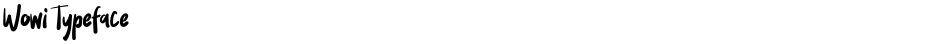 Wowi TypefaceDemo