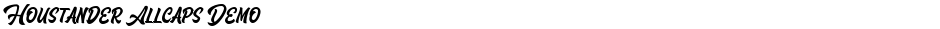 Houstander Allcaps DemoDemo
