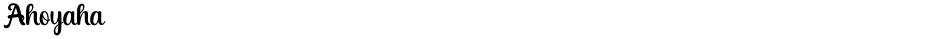 AhoyahaDemo