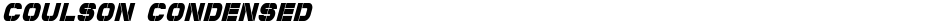Coulson CondensedDemo