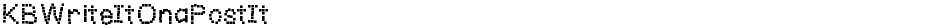 KBWriteItOnaPostItDemo