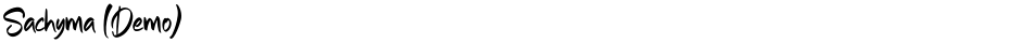 Sachyma (Demo)Demo