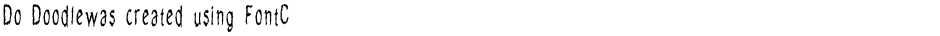 Do Doodlewas created using FontCreator 6.5 from High-Logic.comdknqxDemo