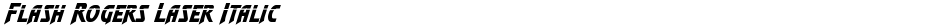 Flash Rogers Laser ItalicDemo