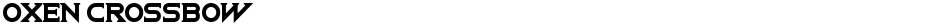 Oxen CrossbowDemo