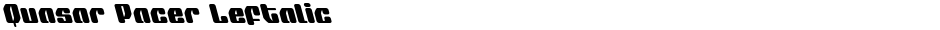 Quasar Pacer LeftalicDemo