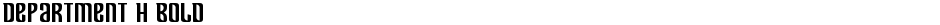 Department H BoldDemo