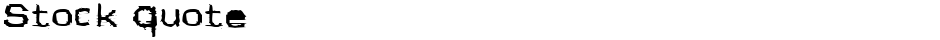 Stock QuoteDemo