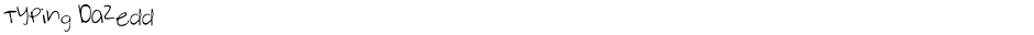 Typing DazeddDemo