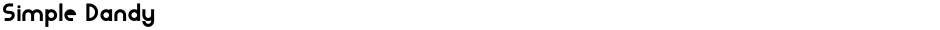 Simple DandyDemo