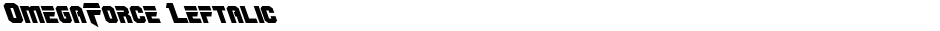OmegaForce LeftalicDemo