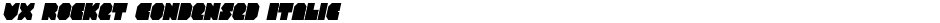 VX Rocket Condensed ItalicDemo