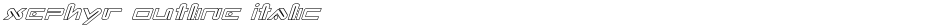 Xephyr Outline ItalicDemo