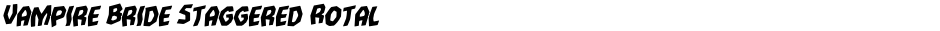 Vampire Bride Staggered RotalDemo