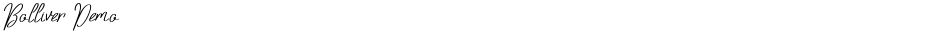 Bolliver DemoDemo
