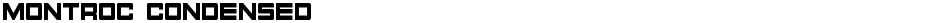 Montroc CondensedDemo