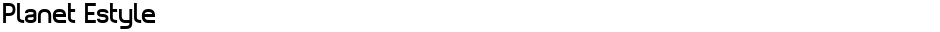 Planet EstyleDemo