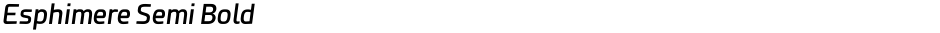 Esphimere Semi BoldDemo