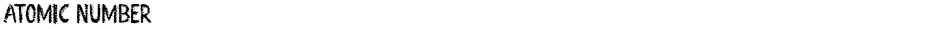 Atomic Number Demo