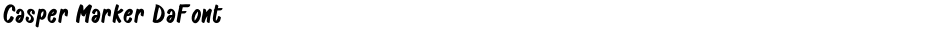 Casper Marker DaFontDemo