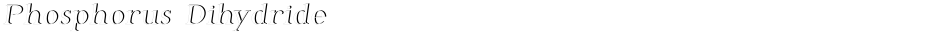 Phosphorus DihydrideDemo