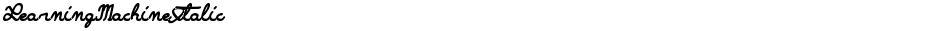 LearningMachineItalicDemo
