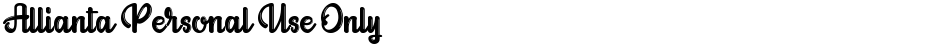 Allianta Personal Use OnlyDemo