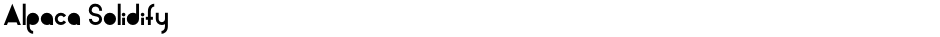 Alpaca SolidifyDemo