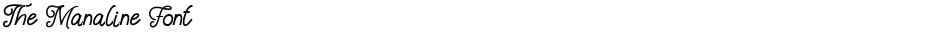 The Manaline FontDemo
