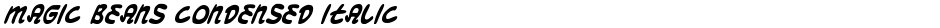 Magic Beans Condensed ItalicDemo