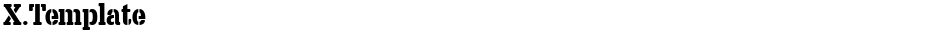 X.TemplateDemo