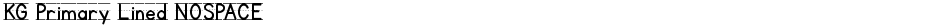 KG Primary Lined NOSPACEDemo