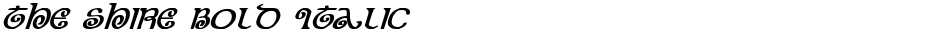 The Shire Bold ItalicDemo