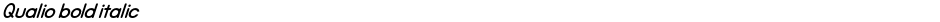 Qualio bold italicDemo