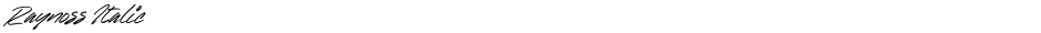 Raynoss ItalicDemo