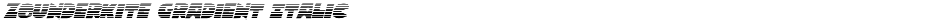 Zounderkite Gradient ItalicDemo