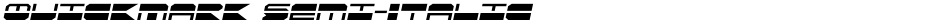 QuickMark Semi-ItalicDemo